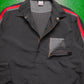 Spring 2002 Red Striped Zip Up  Nylon Shirt (~L~)