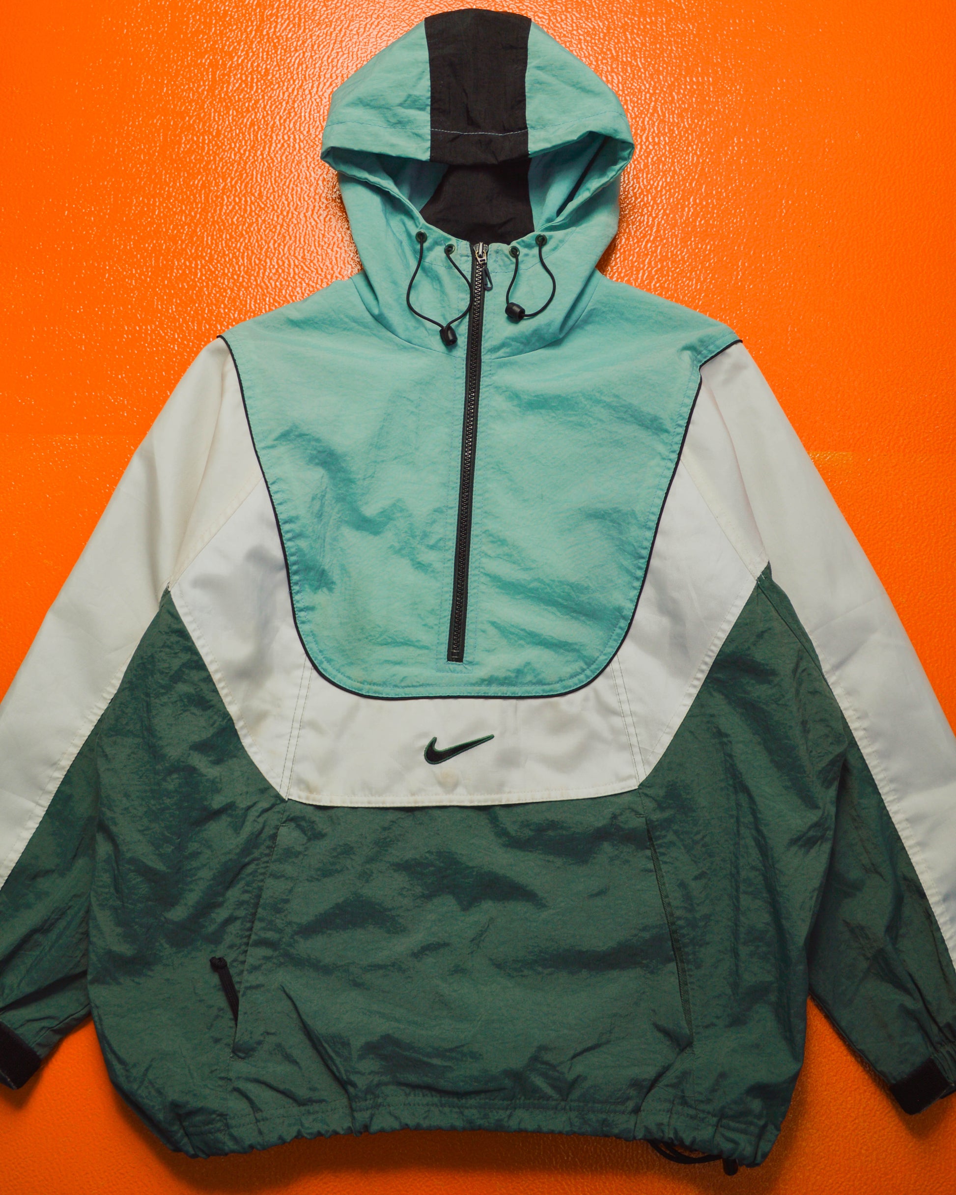 Nike Vintage SS01 Steel Blue Pullover Quarter Zip Jacket () – shop