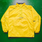 Yellow Padded Quarter Zip Spellout Pullover Jacket (M~L)