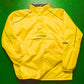 Yellow Padded Quarter Zip Spellout Pullover Jacket (M~L)