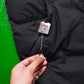 Sport Black Technical Nylon Square Quilted Gilet / Vest w. Backpack Straps (~L~)