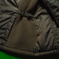 Black Label Women's Dark Brown High Knit Funnel Neck Down Jacket (46)