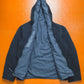 Black/ Grey Reversible Full Zip Onion Quilted Jacket (~M~)