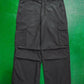 Black Knee Dart Snopant / Military Style  Multipocket Cargo Pants (33~36)