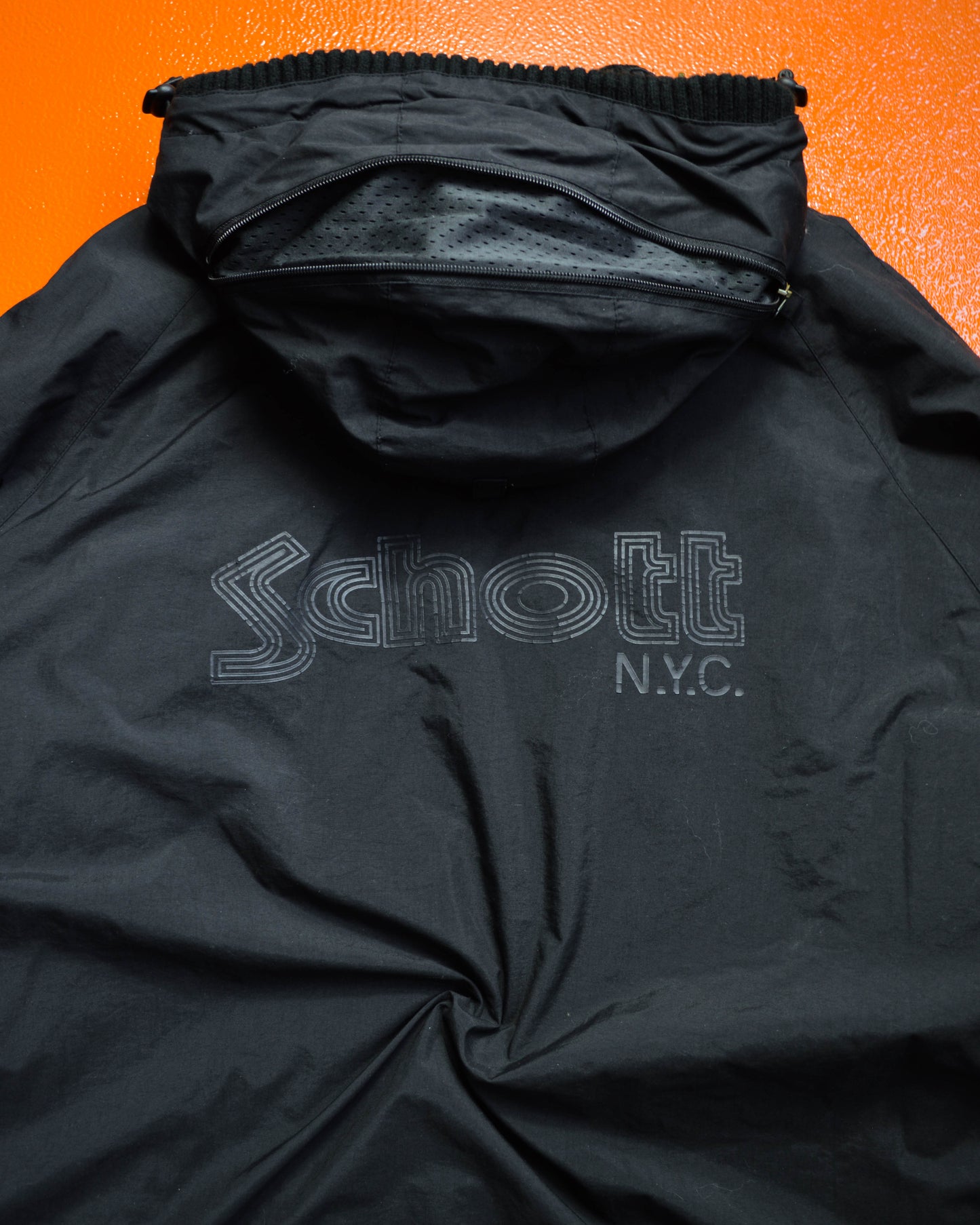 Black Multi Zip Ventilated Technical Pullover Jacket (L)