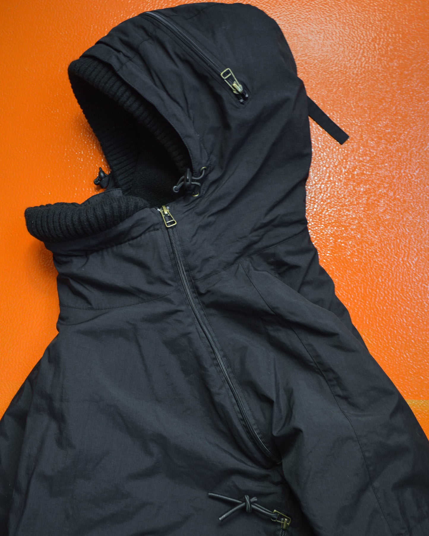 Black Multi Zip Ventilated Technical Pullover Jacket (L)