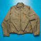 Multi- Pocket Muted Brown  Yellow Convertible Utility Jacket (M)