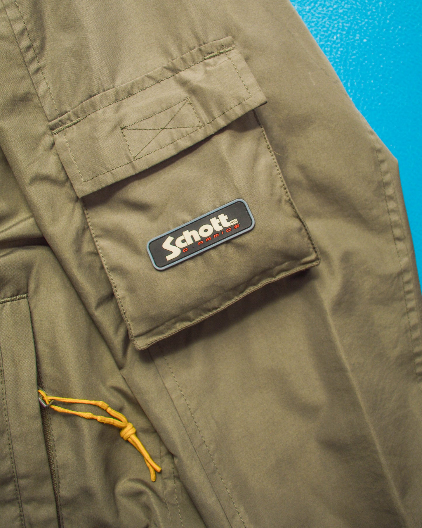 Multi- Pocket Muted Brown  Yellow Convertible Utility Jacket (M)