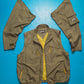 Multi- Pocket Muted Brown  Yellow Convertible Utility Jacket (M)
