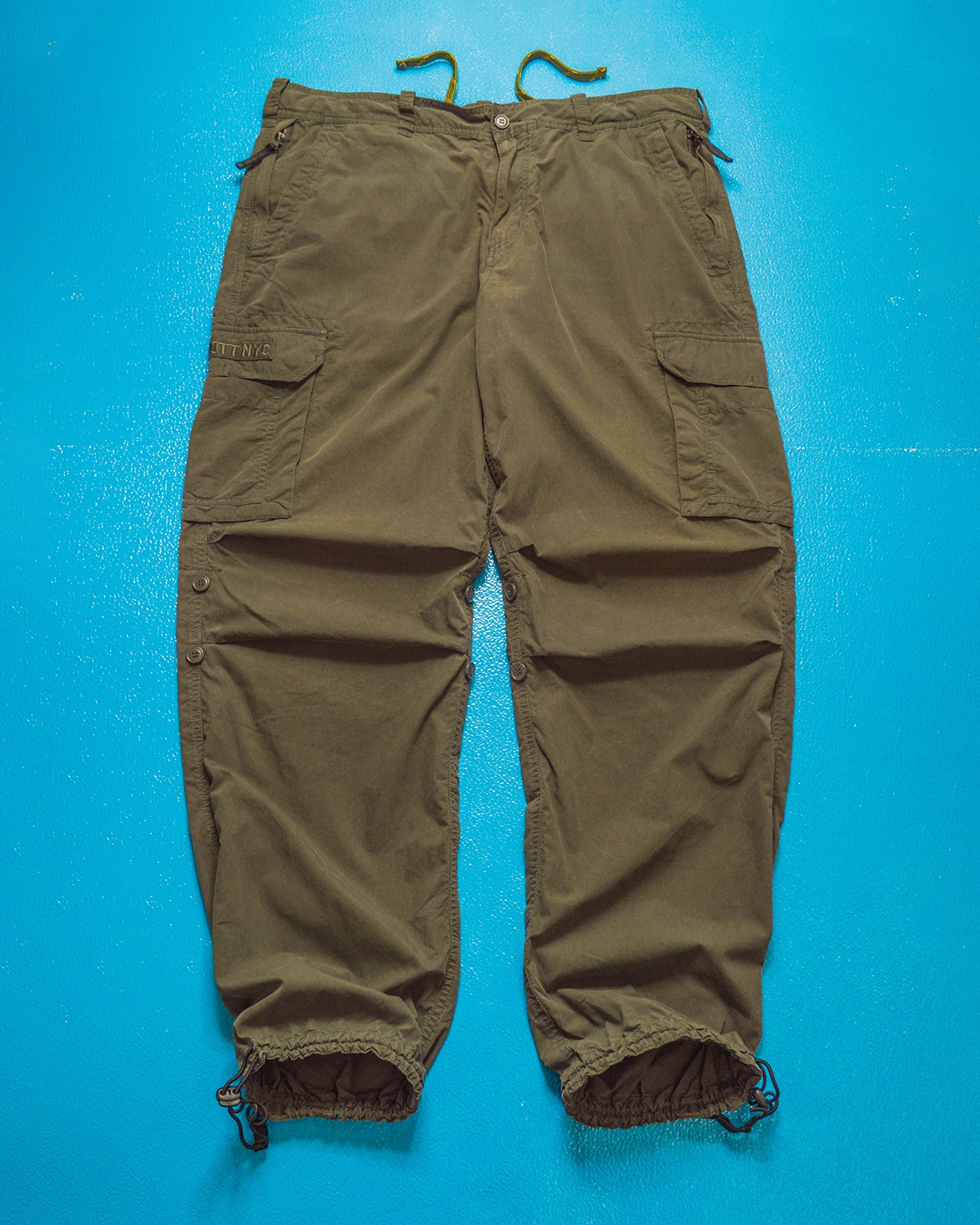 Muted Olive Brown Knee Dart Snopant / Military Style  Multipocket Cargo Pants (34~38)