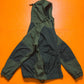 Panelled Muted Green  Black Windbreaker Jacket (S)