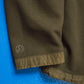 Reversible Cotton Waffle Black  Olive Brown Windbreaker Jacket (S~M)