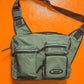 Sage Green 3-D Pocket Shoulder / Side Bag (~OS~)