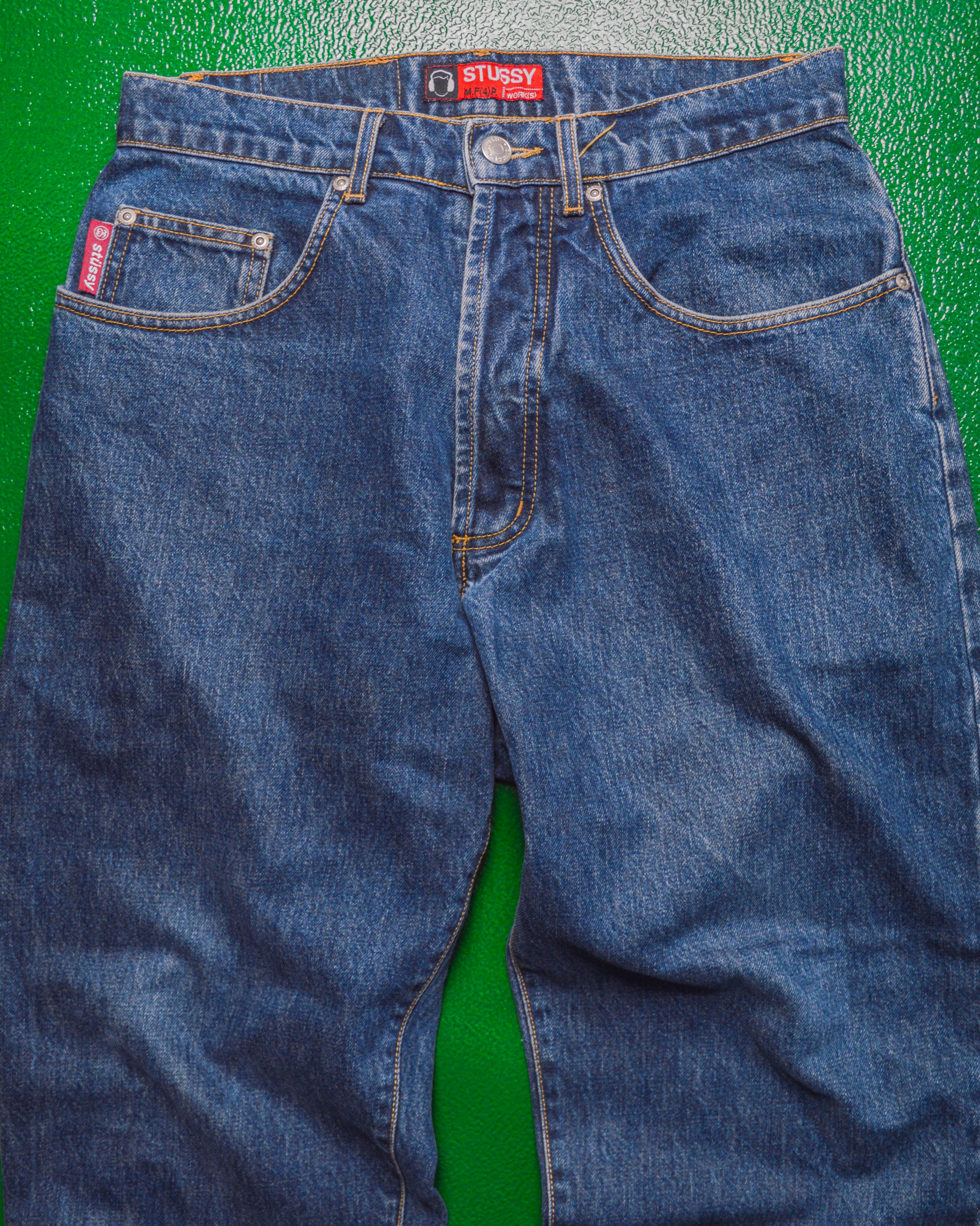 usa製 old stussy painter denim pants usa製 old stussy painter denim pants Stussy 90s MF4P Works