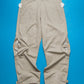 Beige Side Mesh Knee Pocket Cargo Pants (30~31)