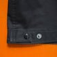 Early 2000s Black Slanted Flap Welt Pocket Work Jacket (L)