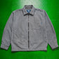Early 2000s Grey Cotton Poly Shirt Work Jacket (~M~)