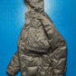 Late 90s Taupe Drop Pocket Puffer Jacket (L)