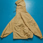Beige Tiled Print Nylon Windbreaker Jacket (M)