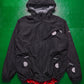 Fitness Play Logo Black Windbreaker Jacket (L)