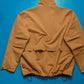 Works Reversible Textured Black / Caramel Brown Ventilated Windbreaker Jacket (L)