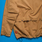 Works Reversible Textured Black / Caramel Brown Ventilated Windbreaker Jacket (L)