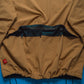 Works Reversible Textured Black / Caramel Brown Ventilated Windbreaker Jacket (L)