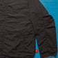 Works Reversible Textured Black / Caramel Brown Ventilated Windbreaker Jacket (L)