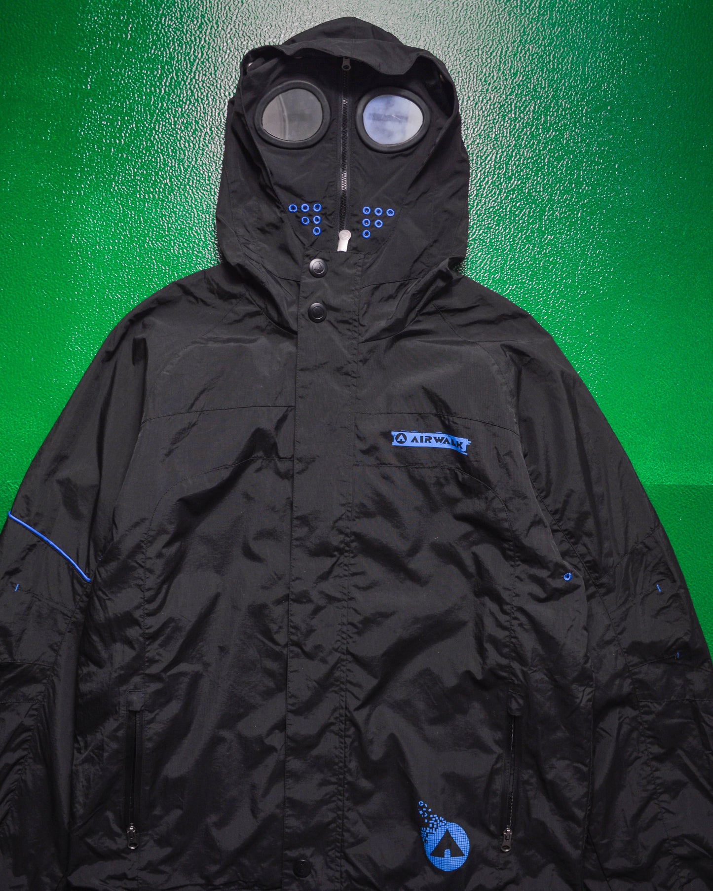 Airwalk Black / Electric Blue Goggle Jacket (M)