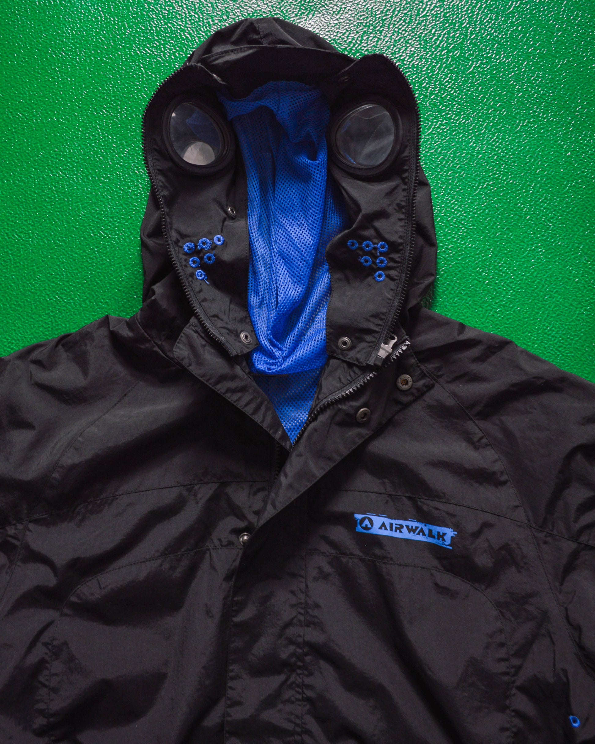 airwalk goggle jacket Airwalk Black / Electric Blue Goggle Jacket (M) – shop.allenreji