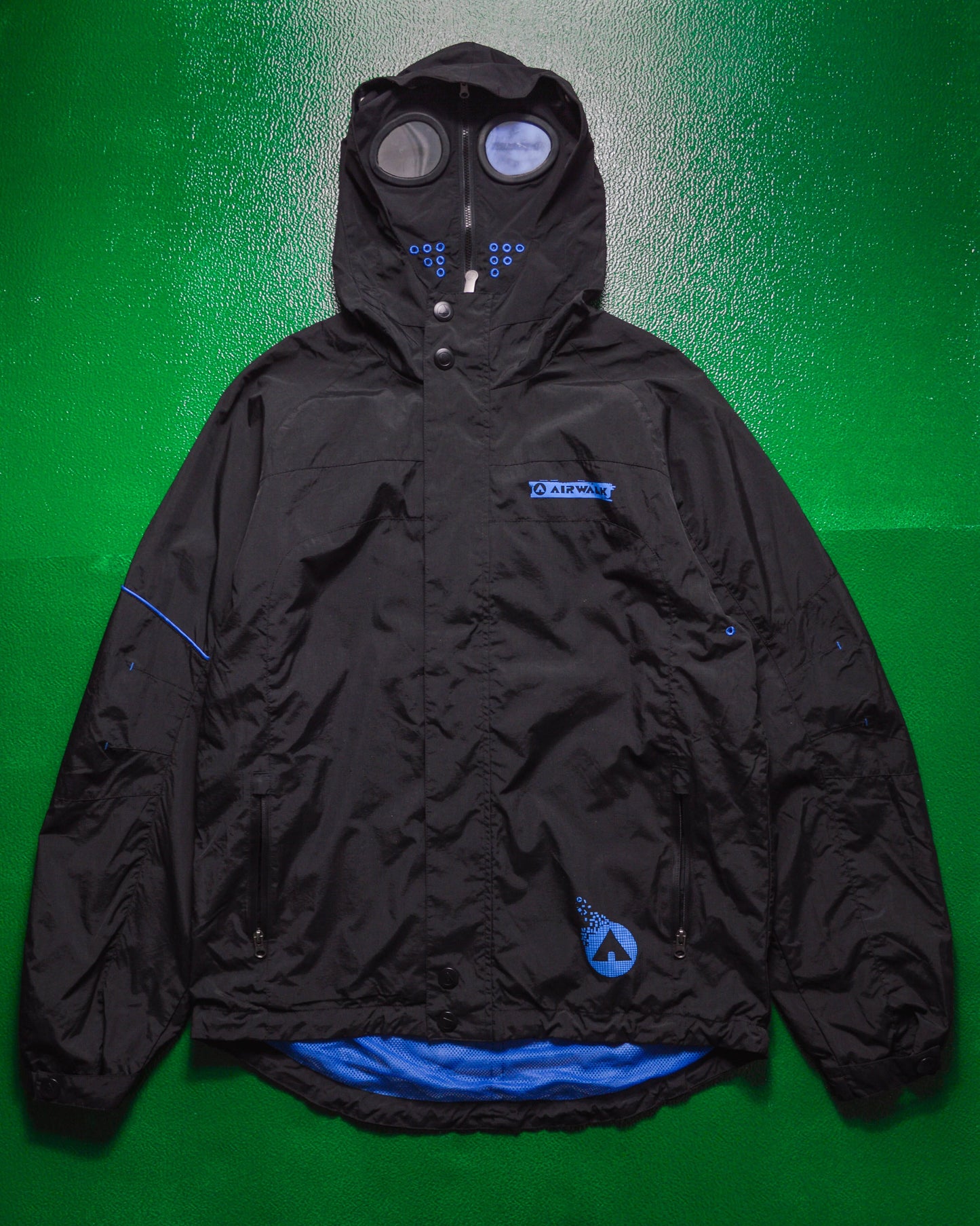 Black / Electric Blue Goggle Jacket (M)