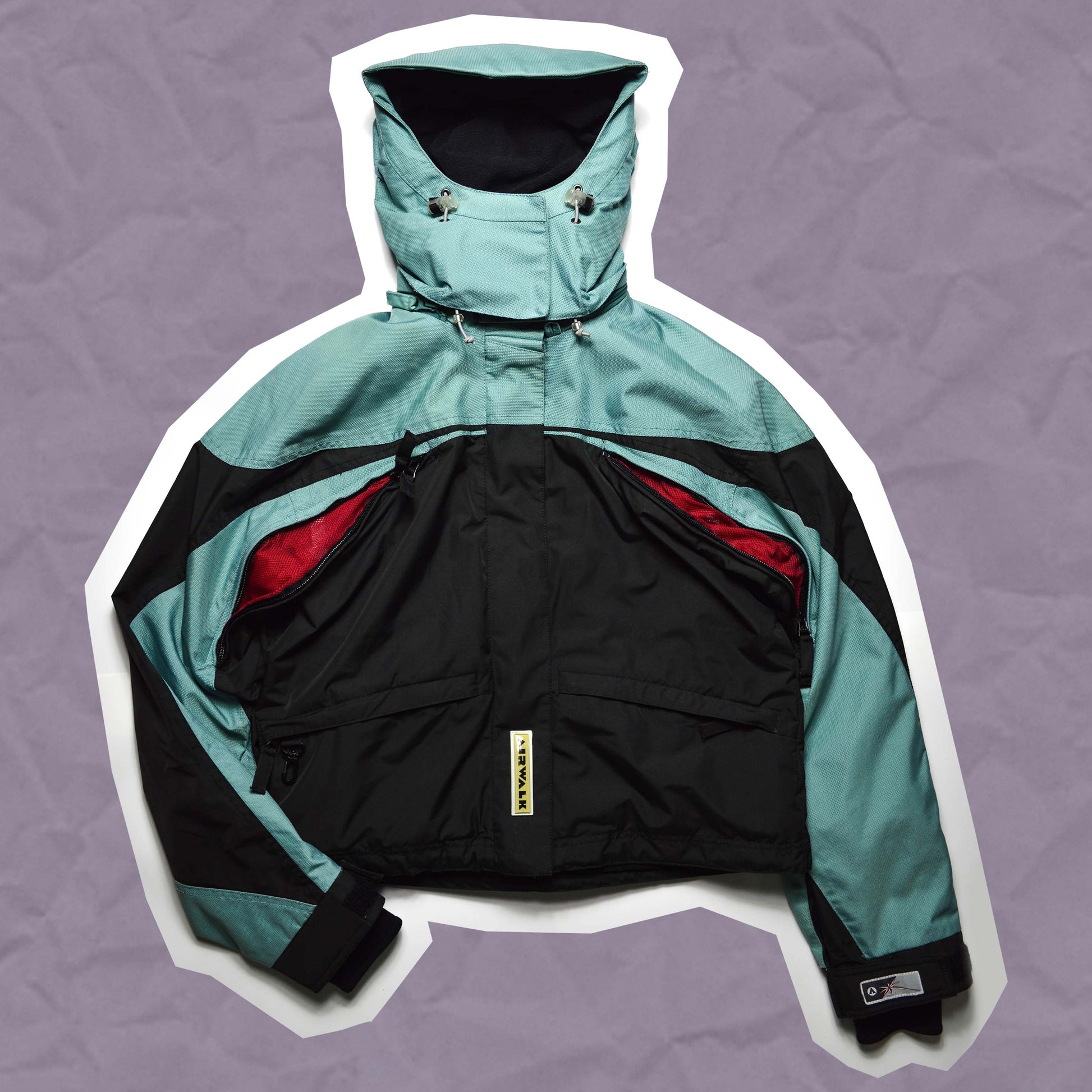 Airwalk Seafoam/ Black Technical Venture Panelled Jacket (S)