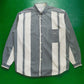 armani 90s Exaggerated Wide Vertical Striped Shirt (XL~XXL)