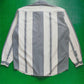 armani 90s Exaggerated Wide Vertical Striped Shirt (XL~XXL)