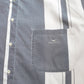 armani 90s Exaggerated Wide Vertical Striped Shirt (XL~XXL)