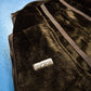 Armani Deep Brown Faux Suede / Fur Lined Carry Strap Jacket (~M~)