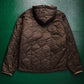 bape Gore Windstopper Reversible Onion Quilted Liner Military Liner Style Brown Jacket (M)