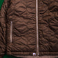 bape Gore Windstopper Reversible Onion Quilted Liner Military Liner Style Brown Jacket (M)