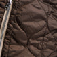 bape Gore Windstopper Reversible Onion Quilted Liner Military Liner Style Brown Jacket (M)