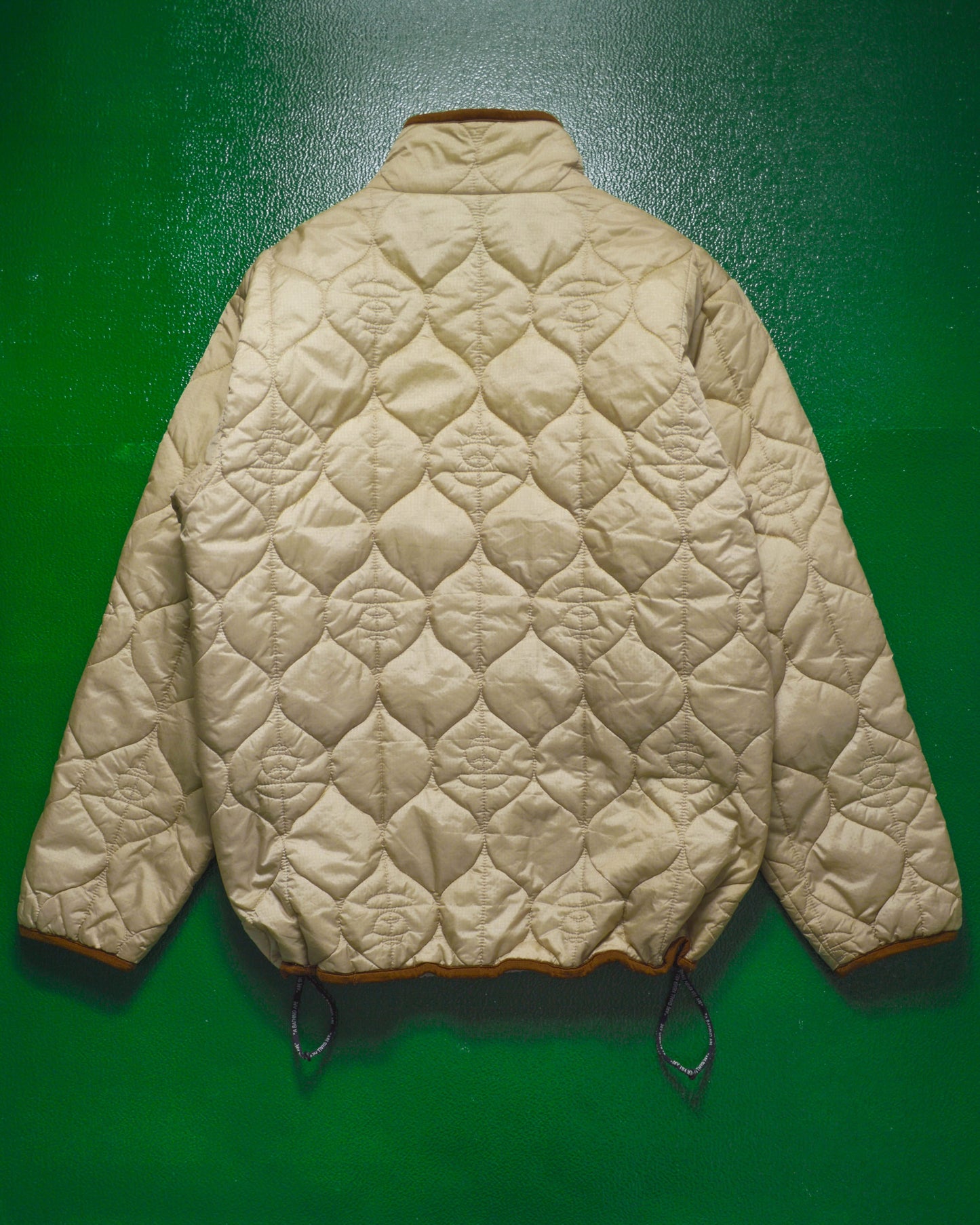 bape Onion Quilted Military Liner Style Windbreaker Beige Jacket (~L~)
