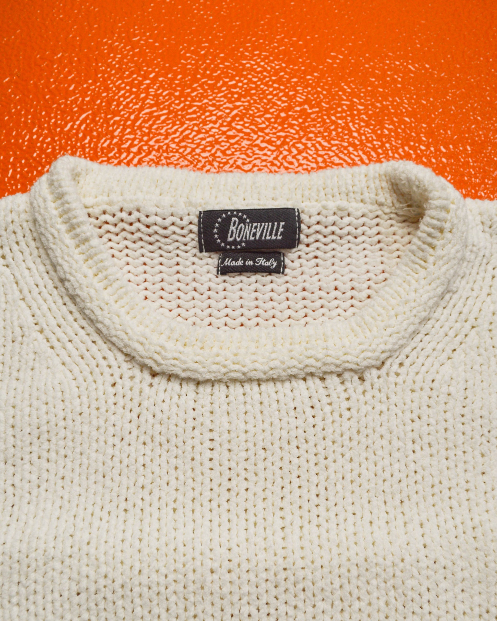 Boneville Vintage Loose Guage Cream Off-white Knit Jumper (~XL~)