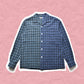 Comme Des Garçons Homme 2000 Blue Split Wool Shirt (~M~)