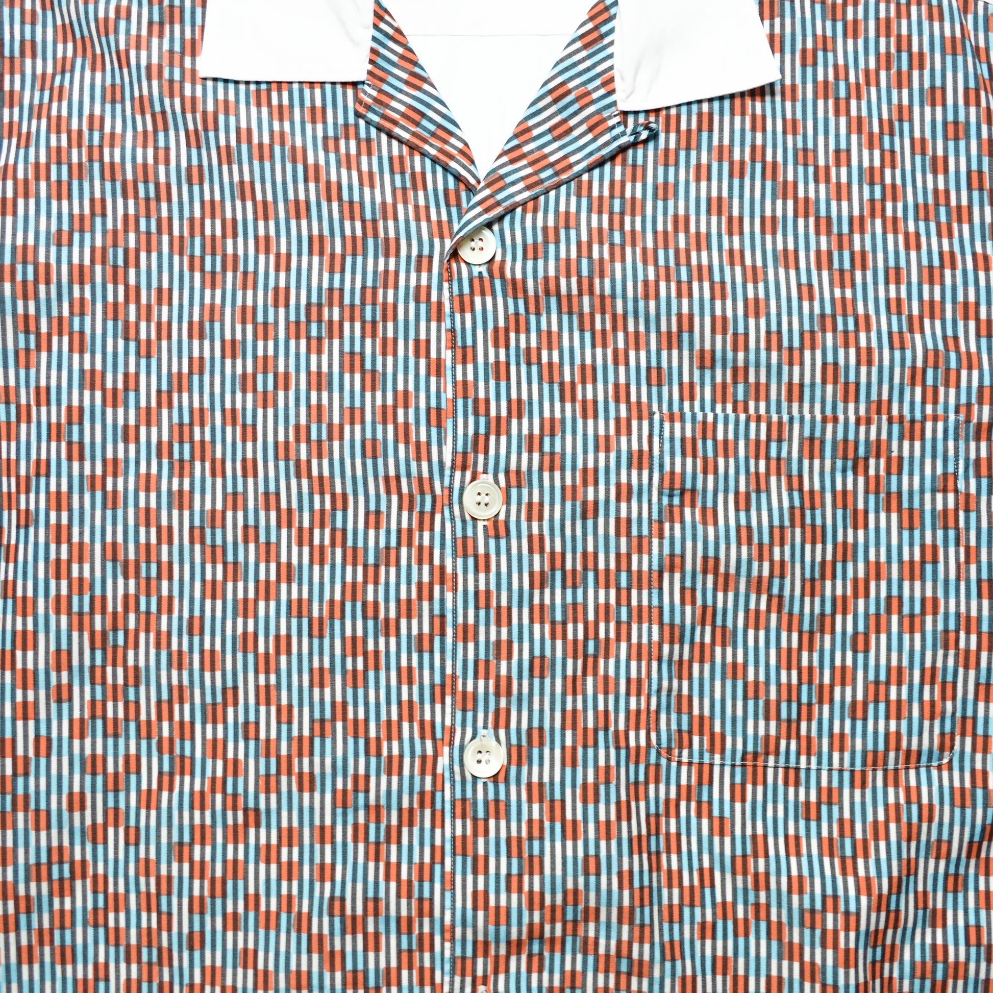 Comme Des Garçons Homme 2000 Front Pixel Print Shirt (M~L)