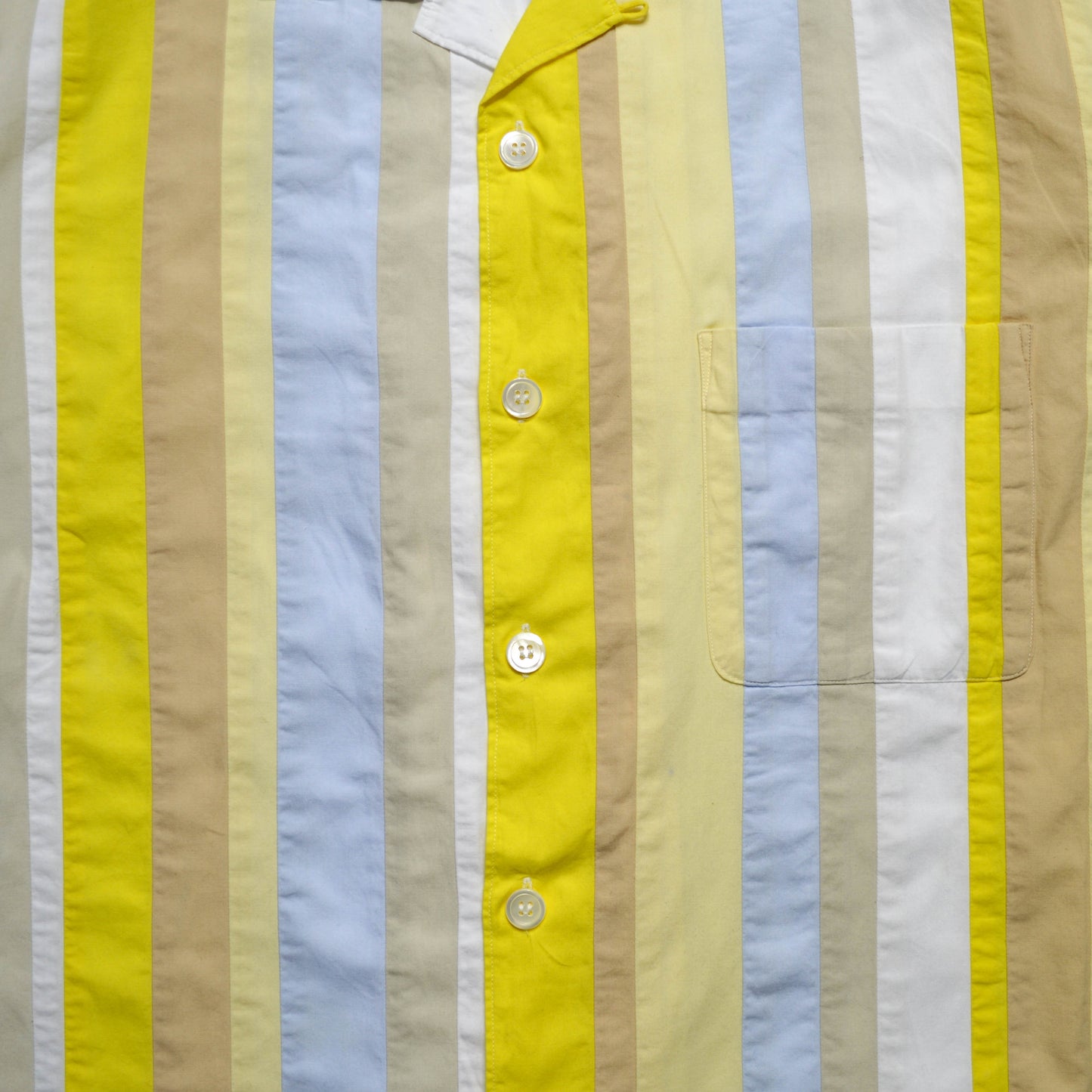 Comme Des Garçons Homme 2000 Vertical Striped Panel Front Shirt (~M~)