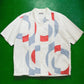 Comme Des Garçons Homme 2002 White Asymmetrical Multi-Panelled Shirt (M~L)