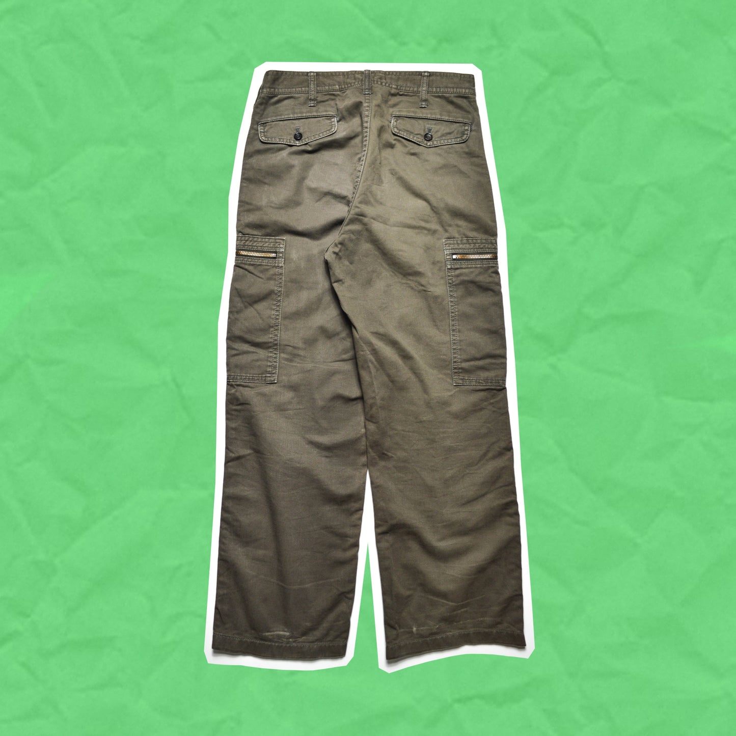 Comme Des Garçons Homme 2007 Mud Grey Cargo Pants (SS)