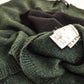 Comme Des Garçons Homme Plus 1996 Offset Circle Shape Green Knit Jumper