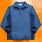 Comme Des Garçons Shirt Blue Hybrid Longsleeve Zip Polo Shirt (M & L)