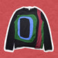 Comme Des Garçons Shirt Panelled Colour-blocked Knit Jumper (~L~)