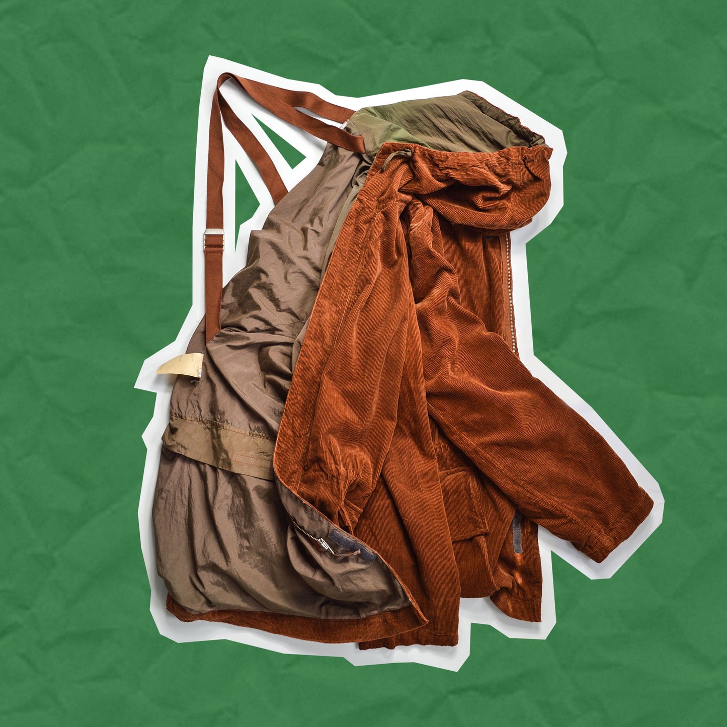 C.P. Company A/W 2000 Urban Protection Style Corduroy Cargo Jacket with Internal Carry Straps (~XL~)